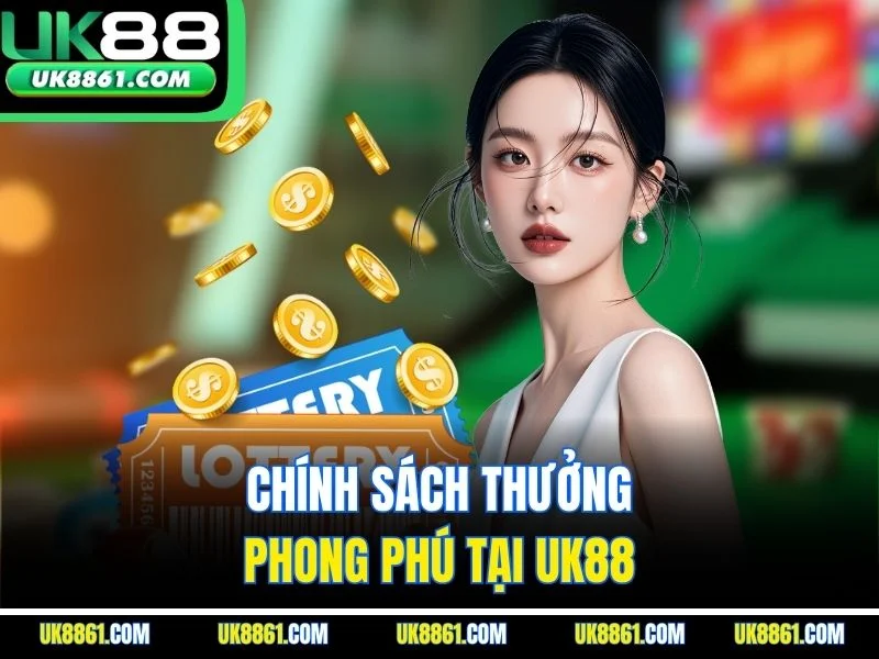 Chính sách thưởng phong phú tại UK88 