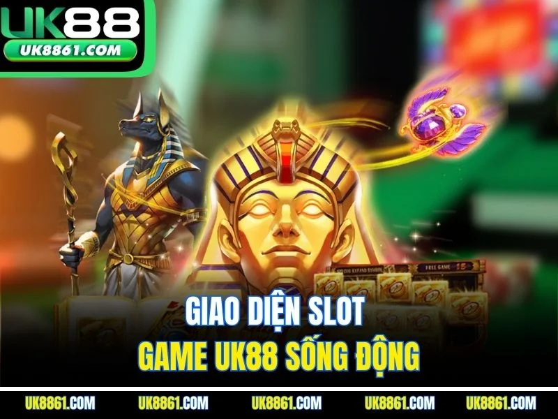 Giao diện slot game UK88 sống động