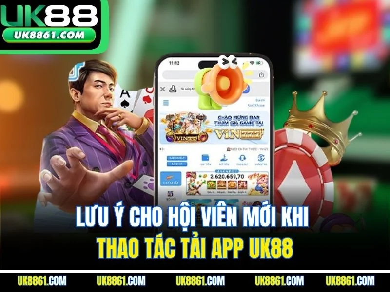Lưu ý cho hội viên mới khi thao tác tải app UK88