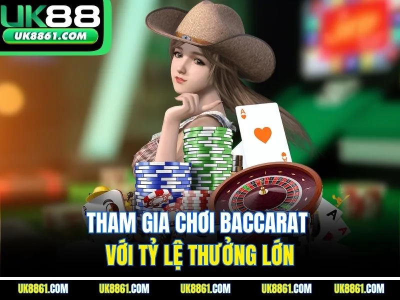 Tham gia chơi baccarat với tỷ lệ thưởng lớn
