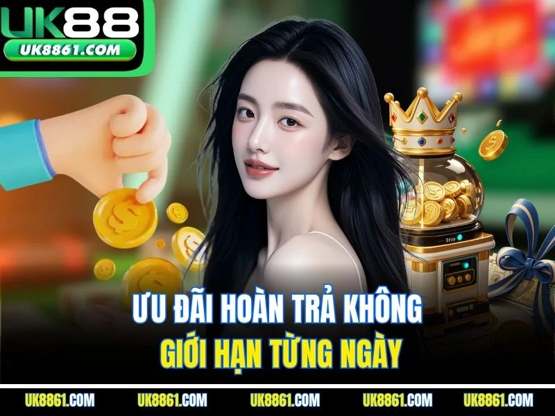 Ưu đãi hoàn trả không giới hạn từng ngày